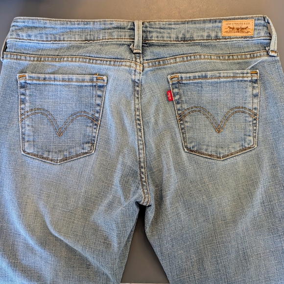 Levi's 545 Low Boot Cut Blue Jeans Y2K Vintage-inspired Retro Denim Core - Picture 6 of 12